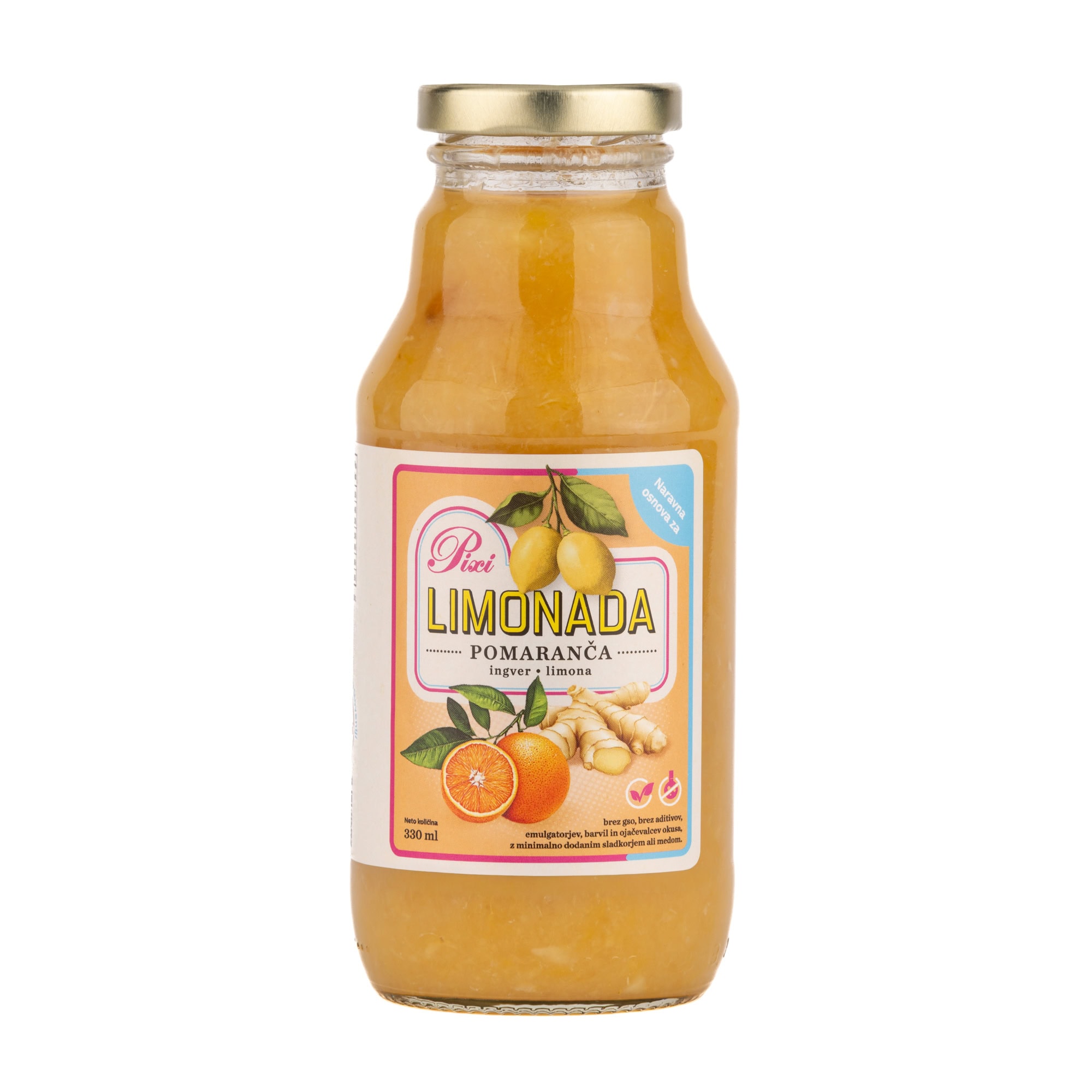 Limonada Pomaranča Ingver